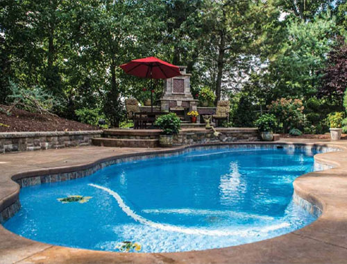 Freeform Shaped Swimming Pools Manufacturer in Chennai