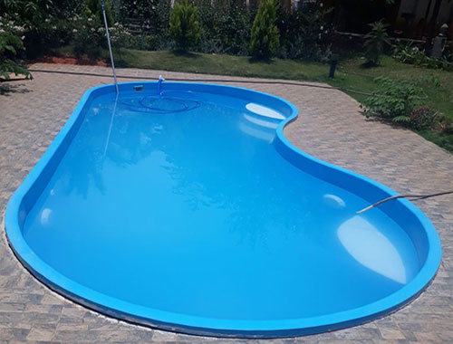 Fiberglass Bean Shaped Swimming Pool Manufacturer in Chennai